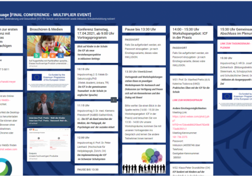 ICF conference “ICF @ SCHOOL - A common inclusive language”